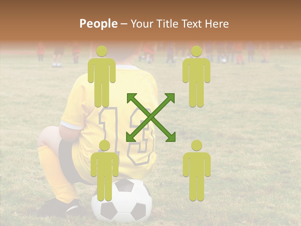 Leisure Game Goalie PowerPoint Template