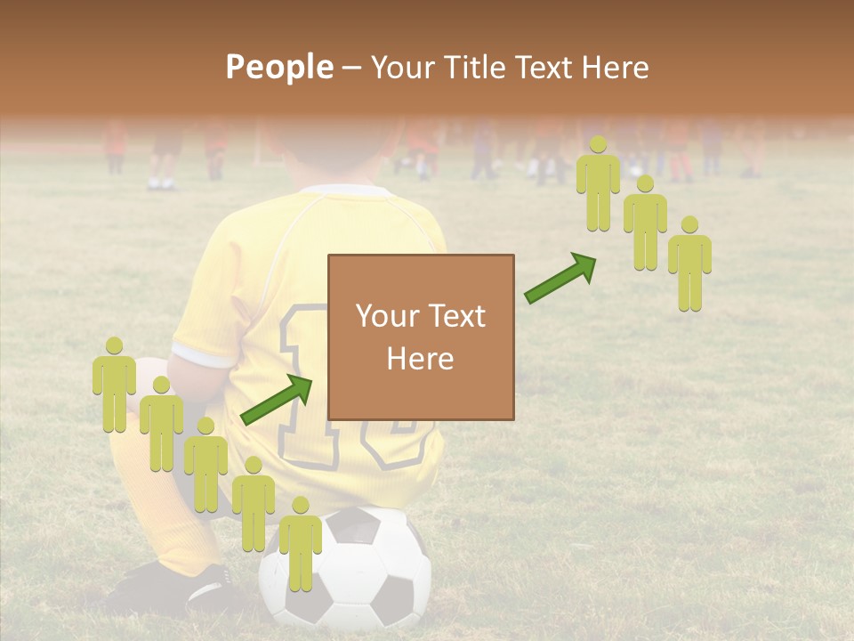 Leisure Game Goalie PowerPoint Template