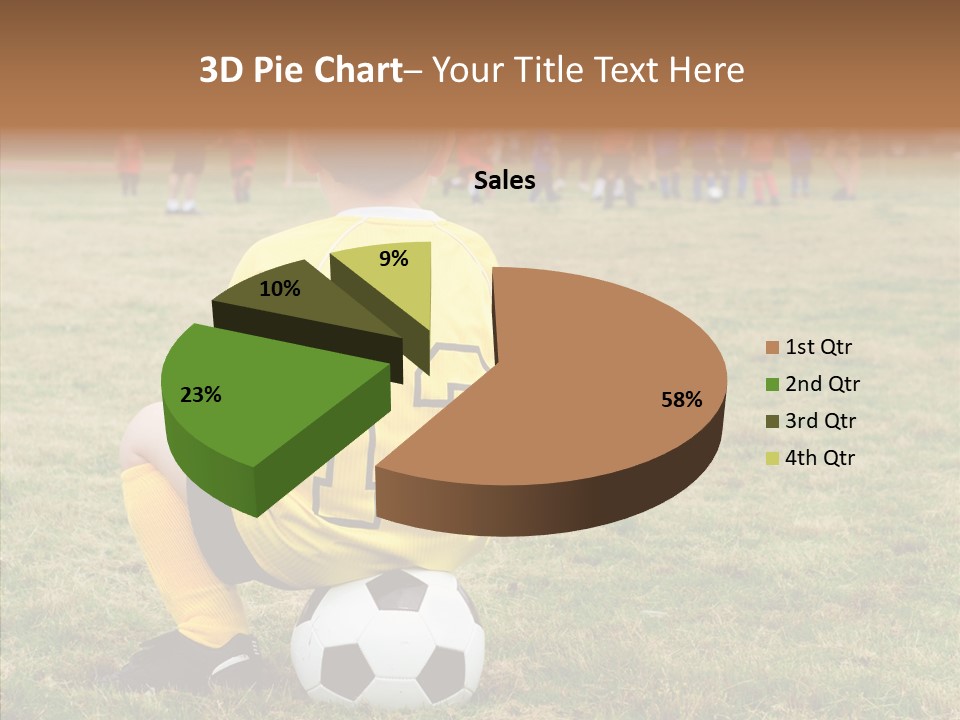 Leisure Game Goalie PowerPoint Template