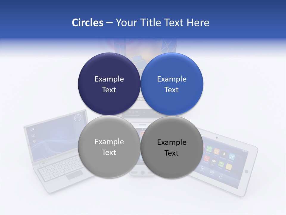 Global Laptop Media PowerPoint Template