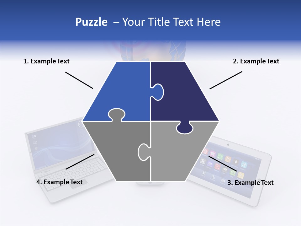 Global Laptop Media PowerPoint Template