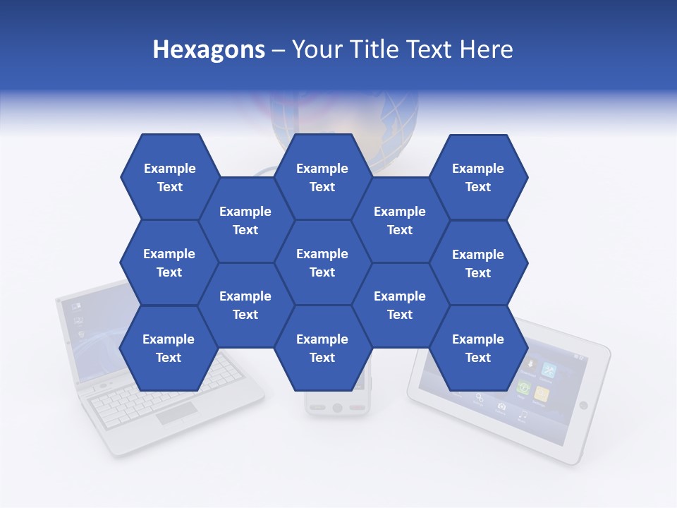 Global Laptop Media PowerPoint Template