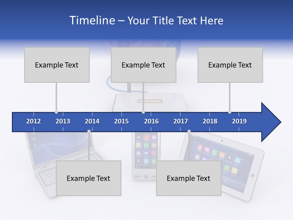 Global Laptop Media PowerPoint Template