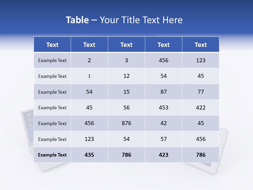 Global Laptop Media PowerPoint Template