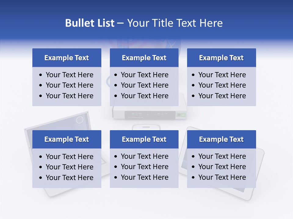Global Laptop Media PowerPoint Template