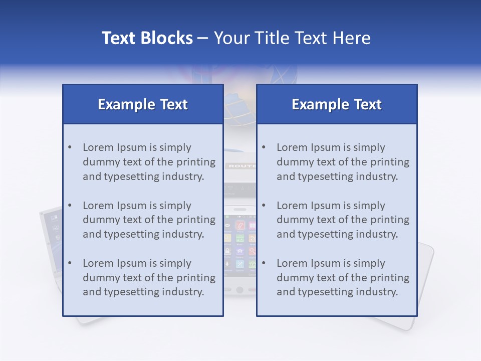 Global Laptop Media PowerPoint Template