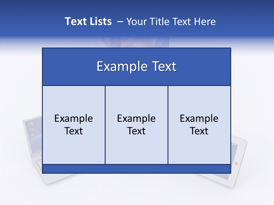 Global Laptop Media PowerPoint Template