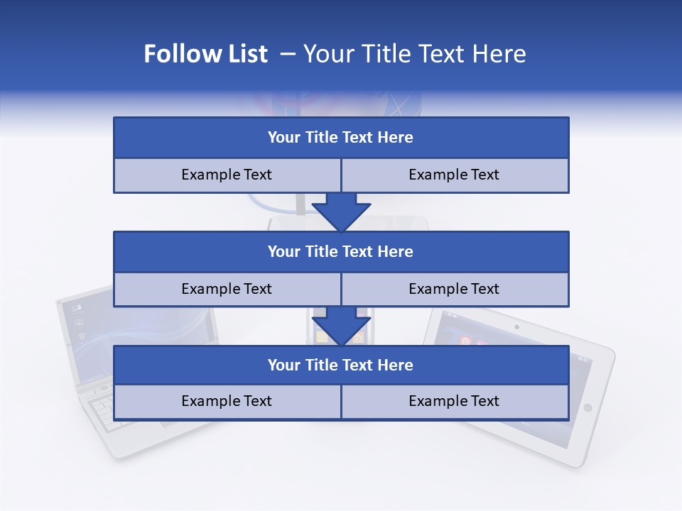 Global Laptop Media PowerPoint Template