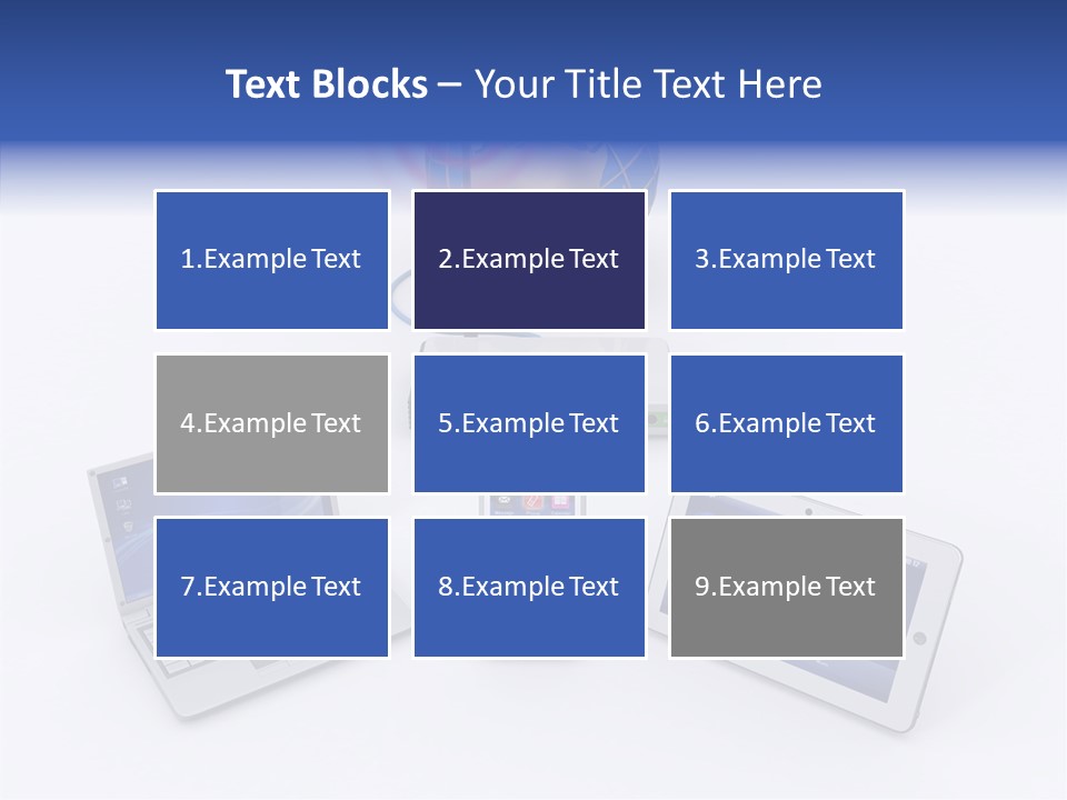Global Laptop Media PowerPoint Template