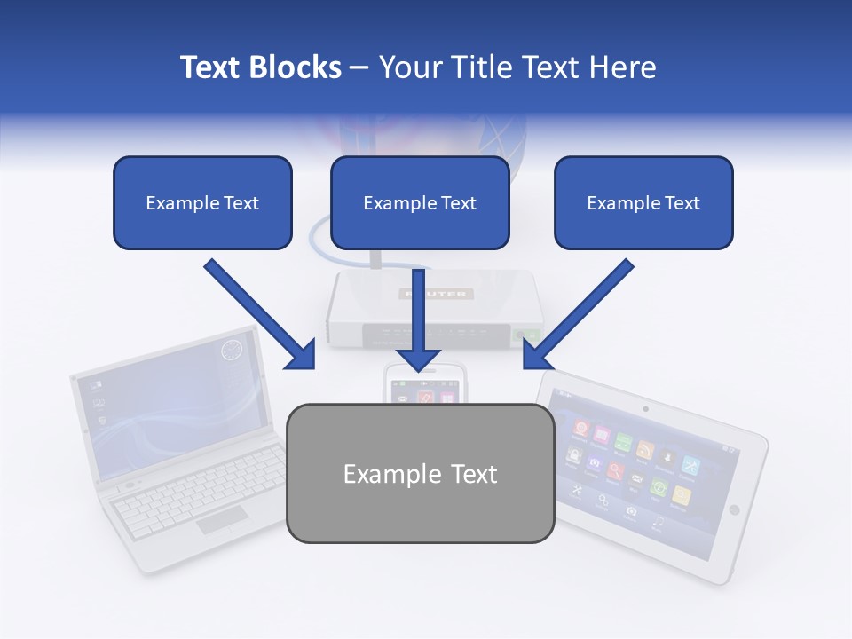 Global Laptop Media PowerPoint Template