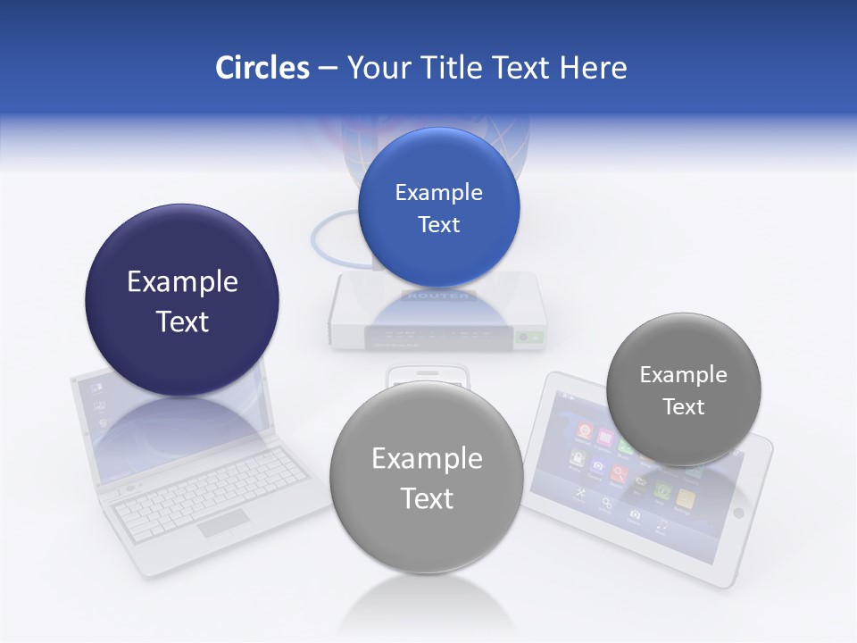 Global Laptop Media PowerPoint Template