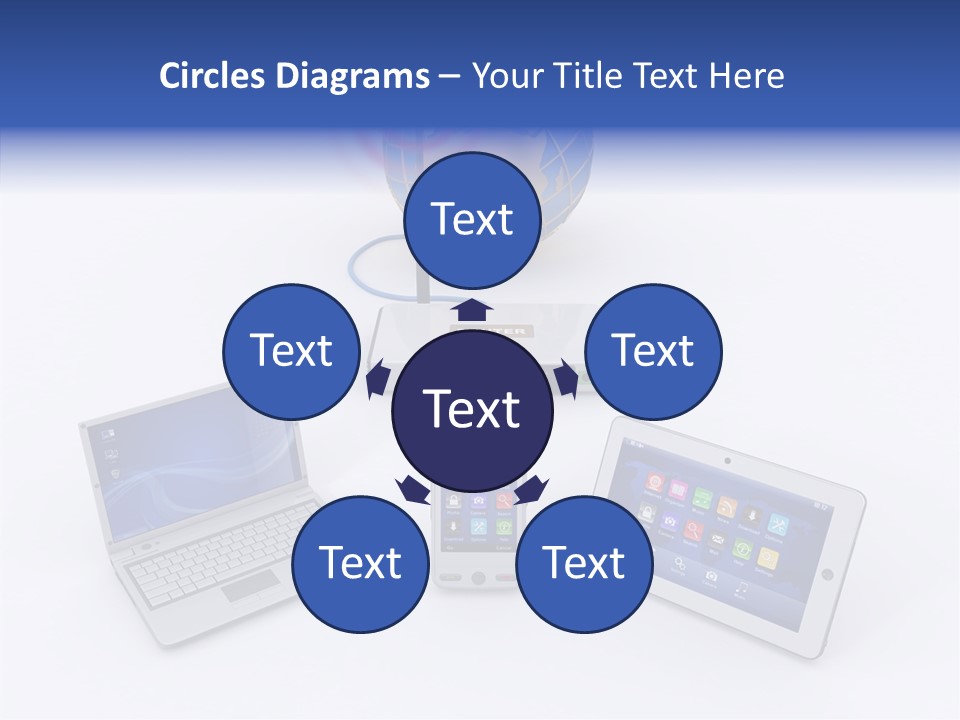 Global Laptop Media PowerPoint Template