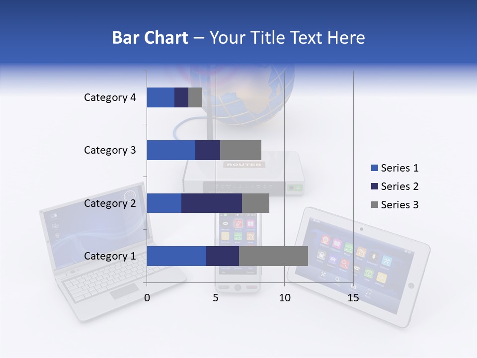 Global Laptop Media PowerPoint Template