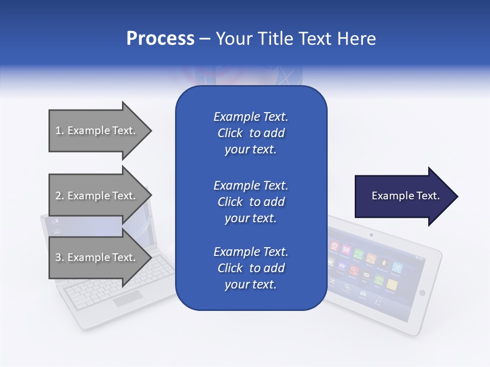 Global Laptop Media PowerPoint Template