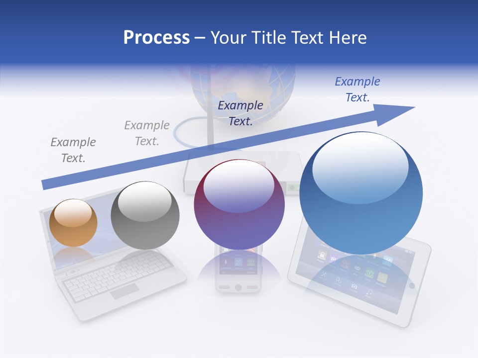 Global Laptop Media PowerPoint Template