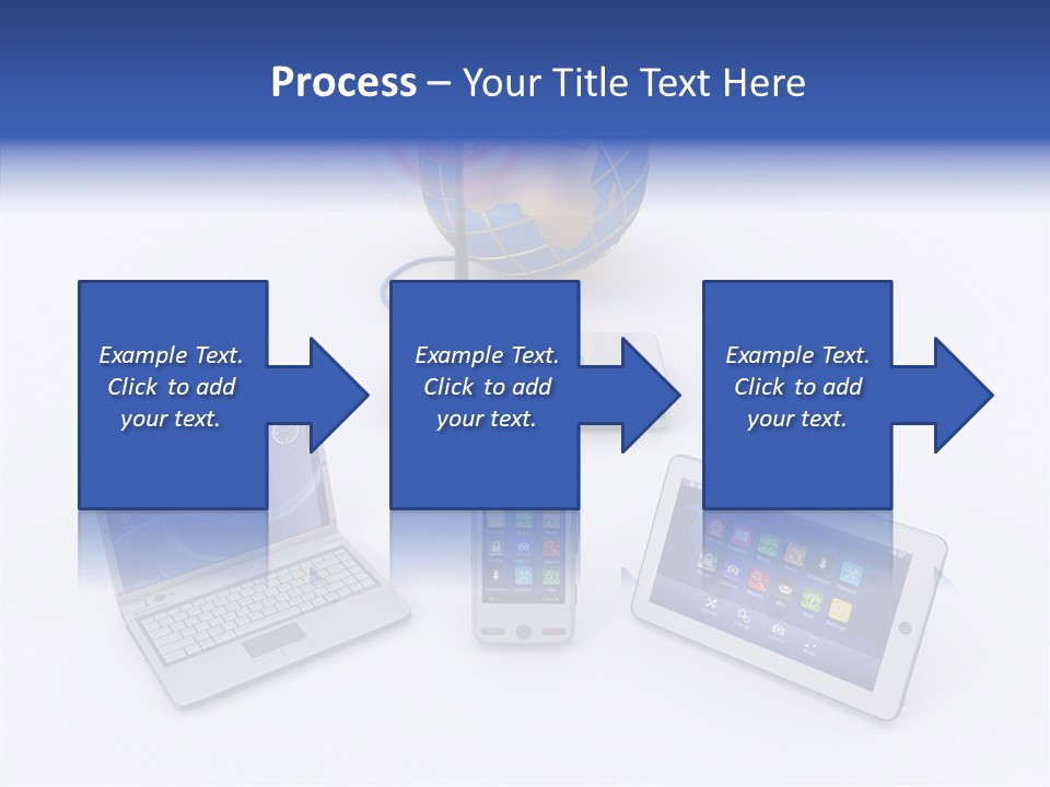 Global Laptop Media PowerPoint Template