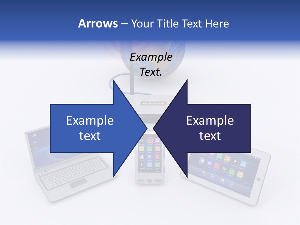 Global Laptop Media PowerPoint Template