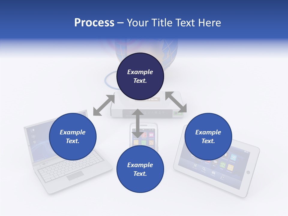 Global Laptop Media PowerPoint Template