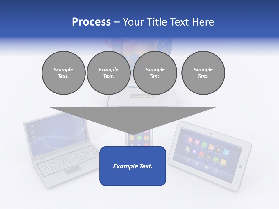 Global Laptop Media PowerPoint Template