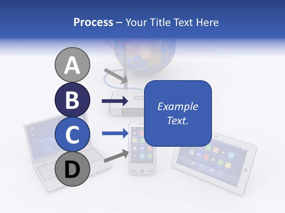 Global Laptop Media PowerPoint Template