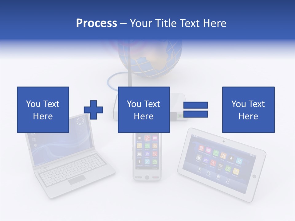 Global Laptop Media PowerPoint Template