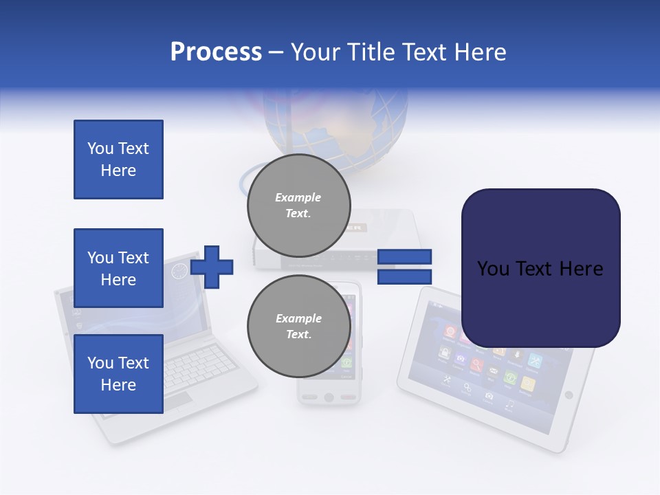 Global Laptop Media PowerPoint Template