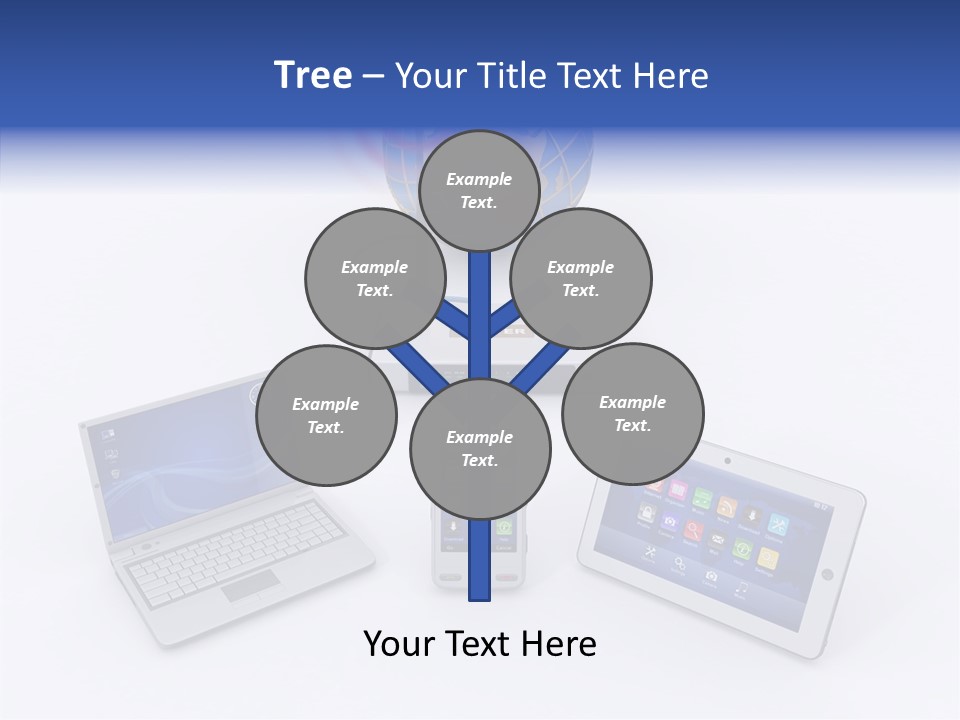 Global Laptop Media PowerPoint Template
