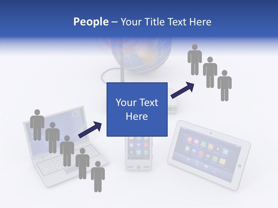 Global Laptop Media PowerPoint Template