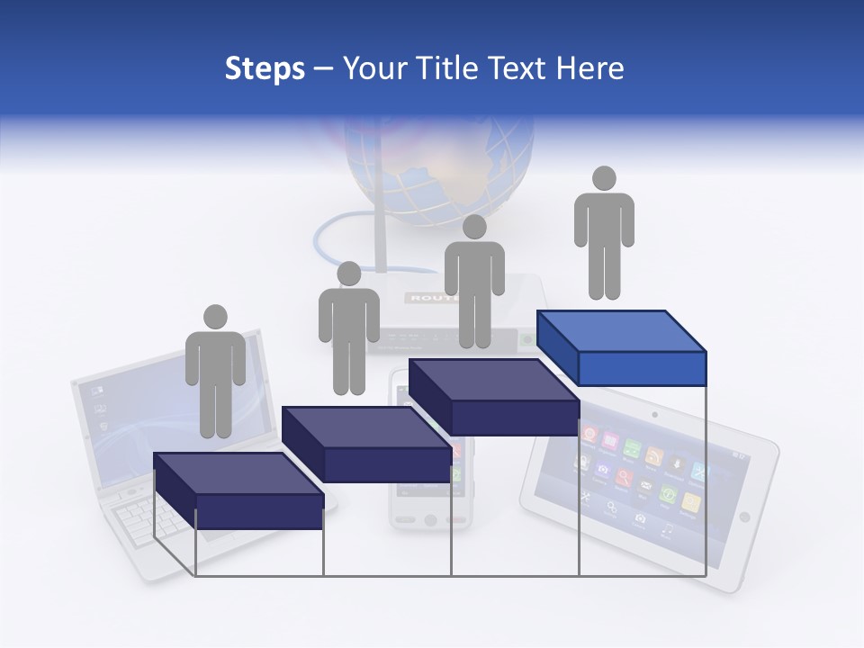 Global Laptop Media PowerPoint Template