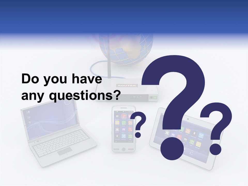 Global Laptop Media PowerPoint Template