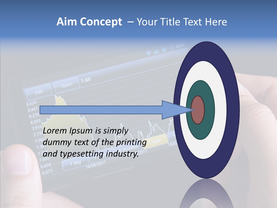 Stock Statistics Price PowerPoint Template