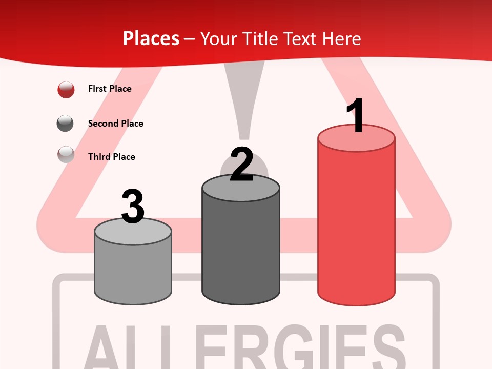 Allergen Treatment Sickness PowerPoint Template