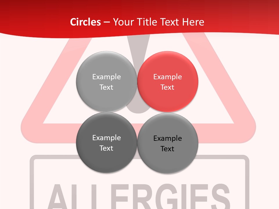 Allergen Treatment Sickness PowerPoint Template