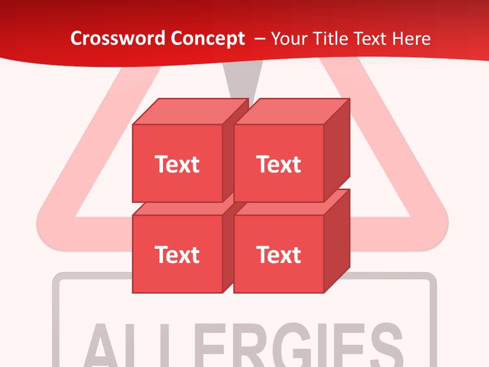 Allergen Treatment Sickness PowerPoint Template