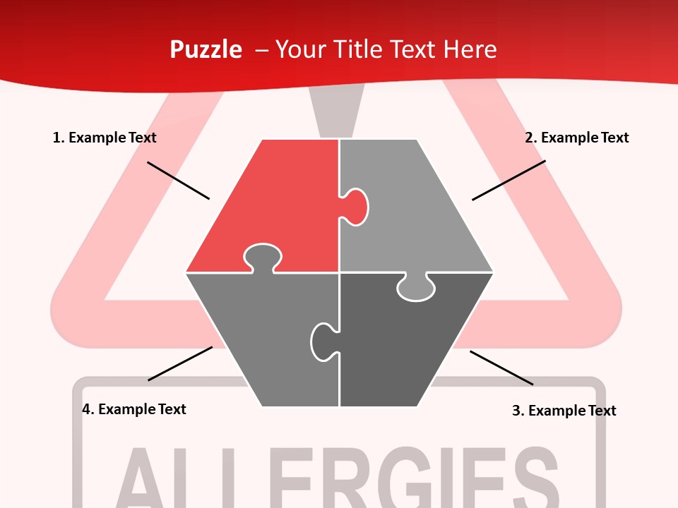 Allergen Treatment Sickness PowerPoint Template