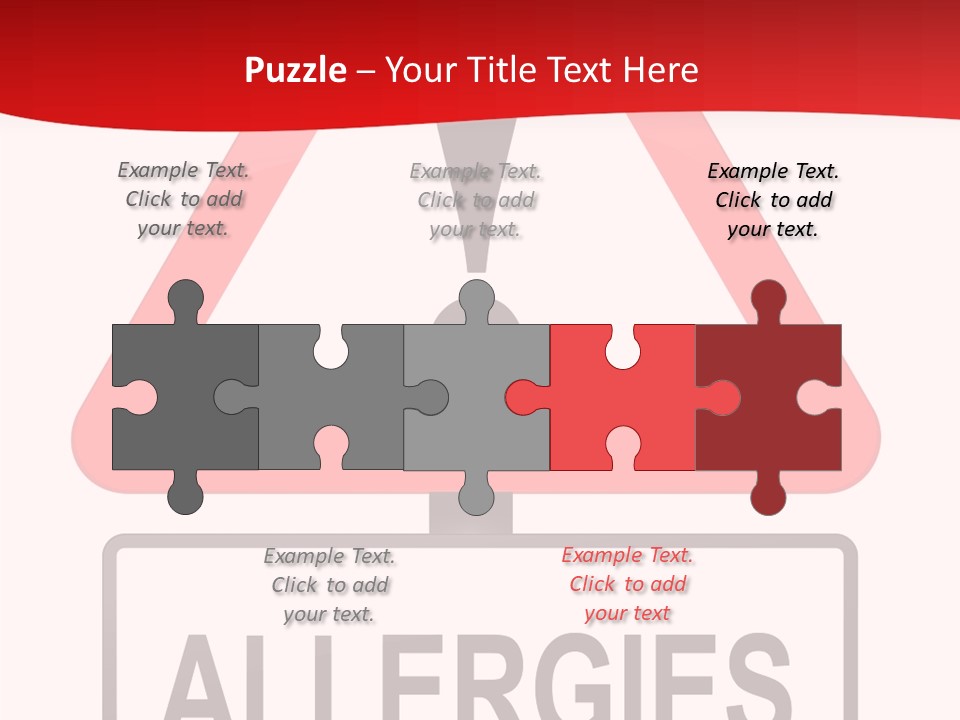 Allergen Treatment Sickness PowerPoint Template