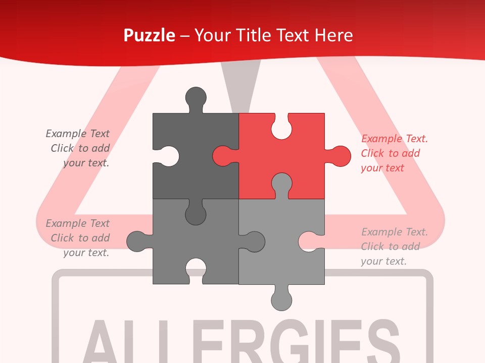 Allergen Treatment Sickness PowerPoint Template