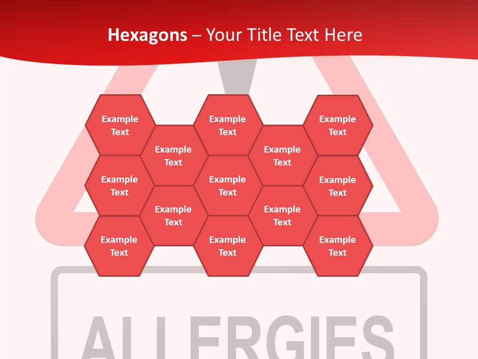 Allergen Treatment Sickness PowerPoint Template