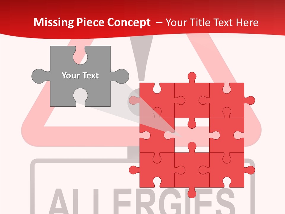 Allergen Treatment Sickness PowerPoint Template