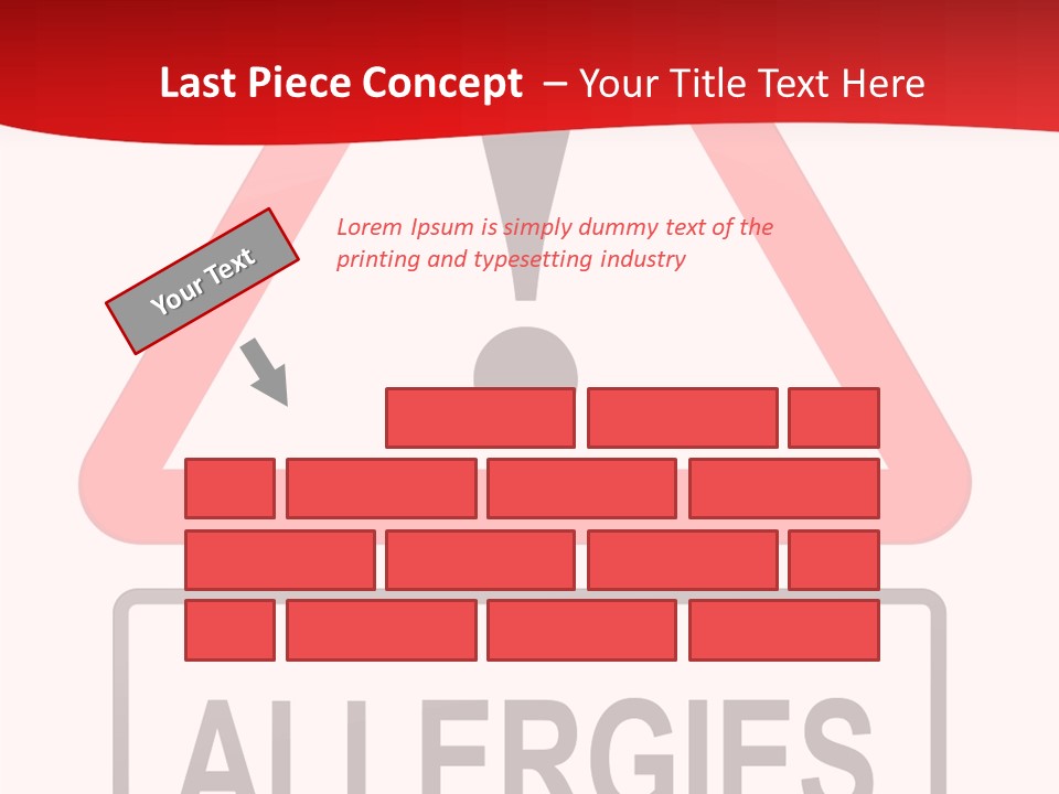 Allergen Treatment Sickness PowerPoint Template