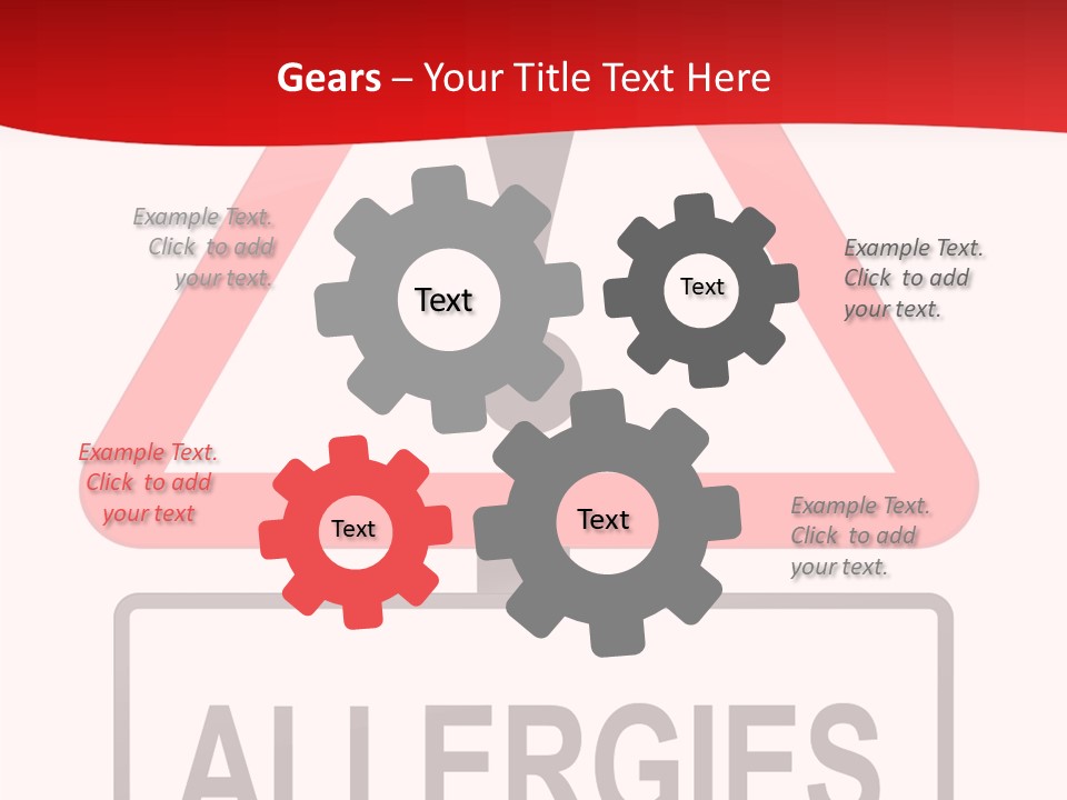 Allergen Treatment Sickness PowerPoint Template