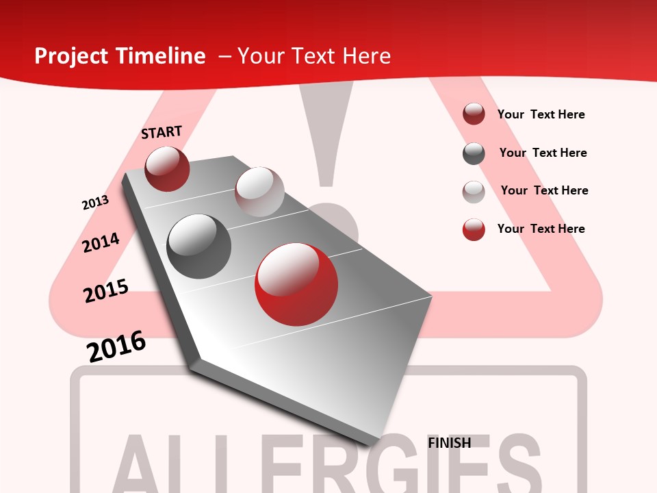 Allergen Treatment Sickness PowerPoint Template