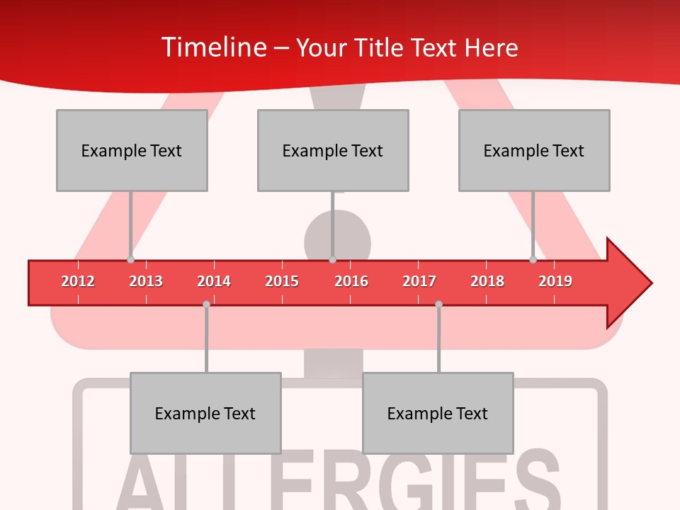 Allergen Treatment Sickness PowerPoint Template