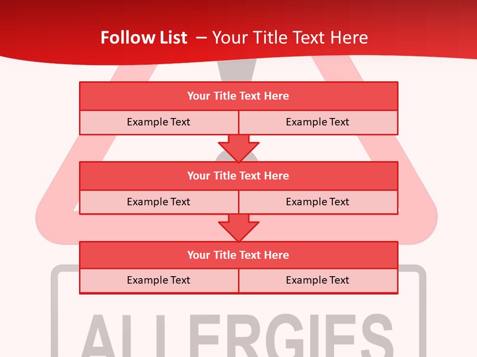 Allergen Treatment Sickness PowerPoint Template