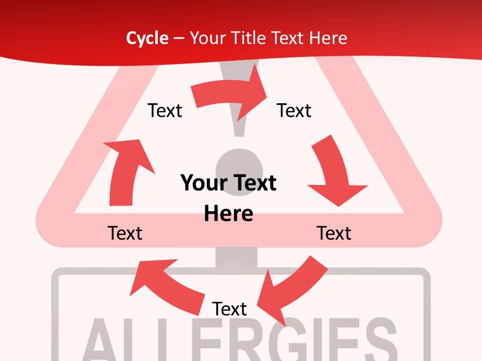 Allergen Treatment Sickness PowerPoint Template