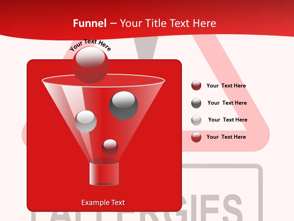 Allergen Treatment Sickness PowerPoint Template