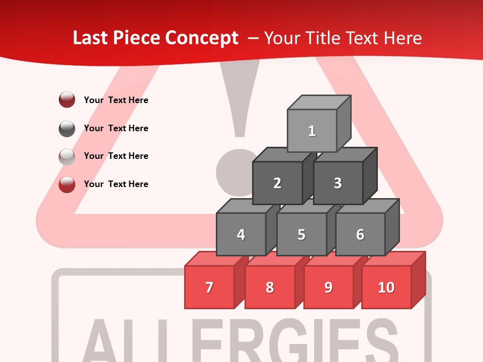 Allergen Treatment Sickness PowerPoint Template