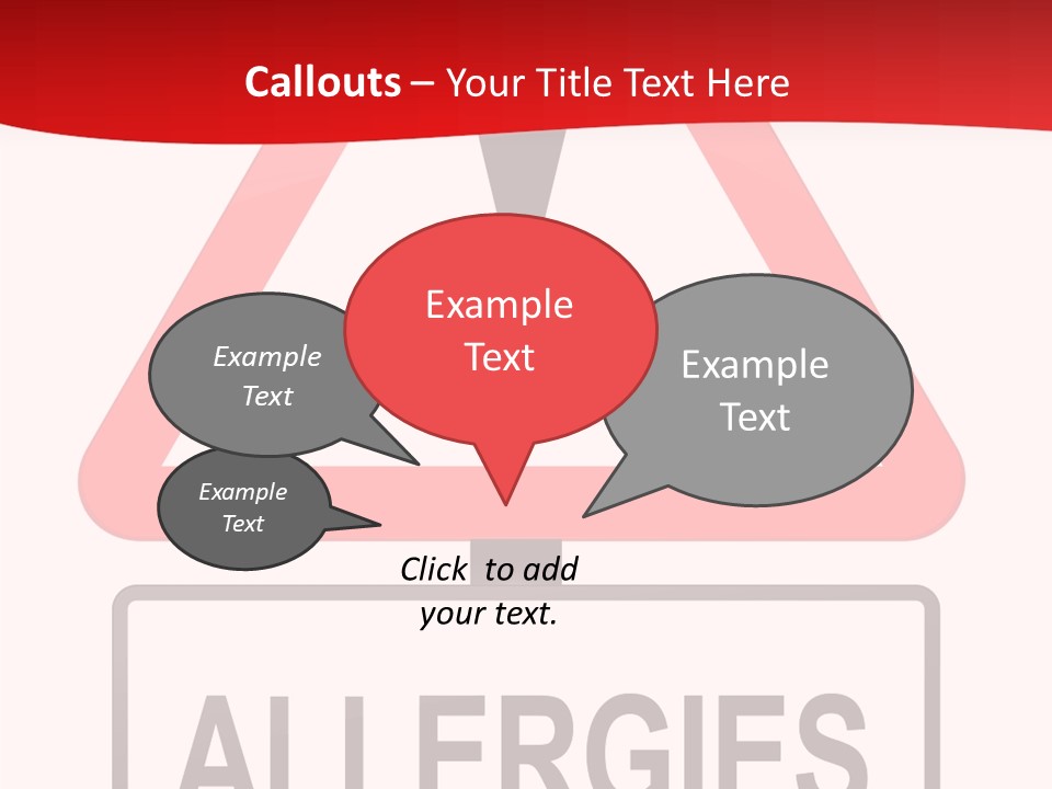 Allergen Treatment Sickness PowerPoint Template