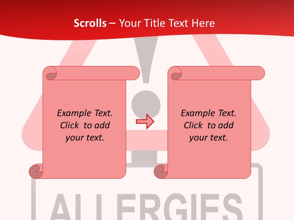 Allergen Treatment Sickness PowerPoint Template