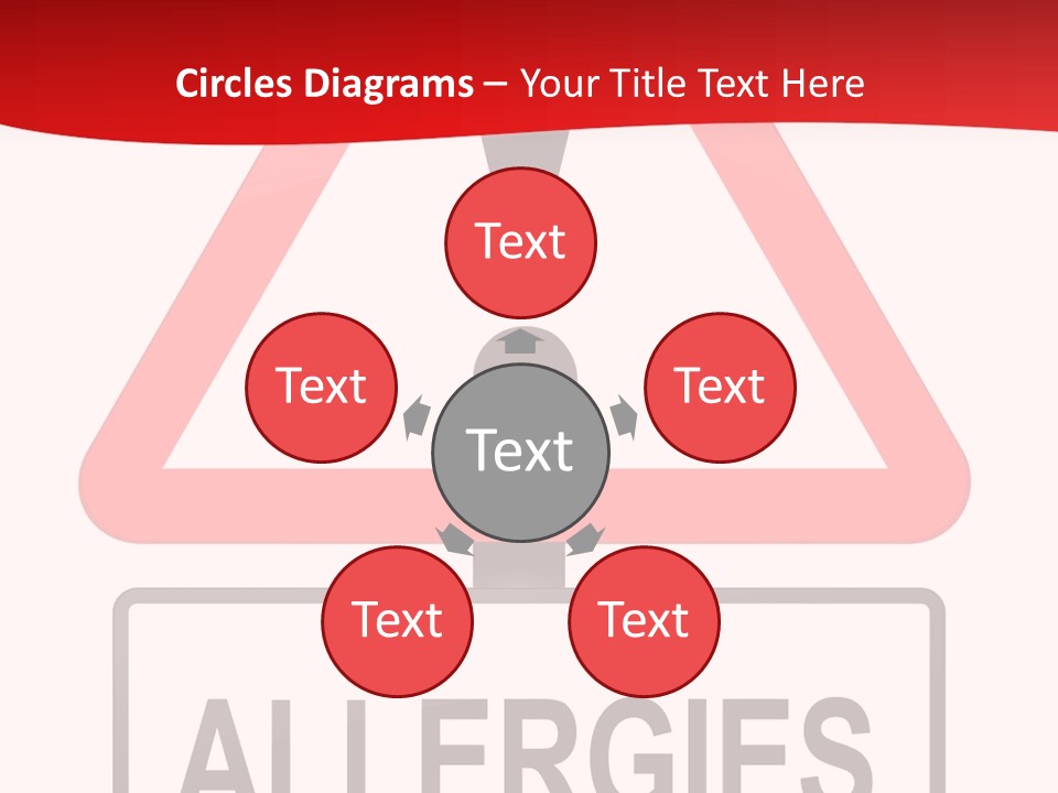 Allergen Treatment Sickness PowerPoint Template